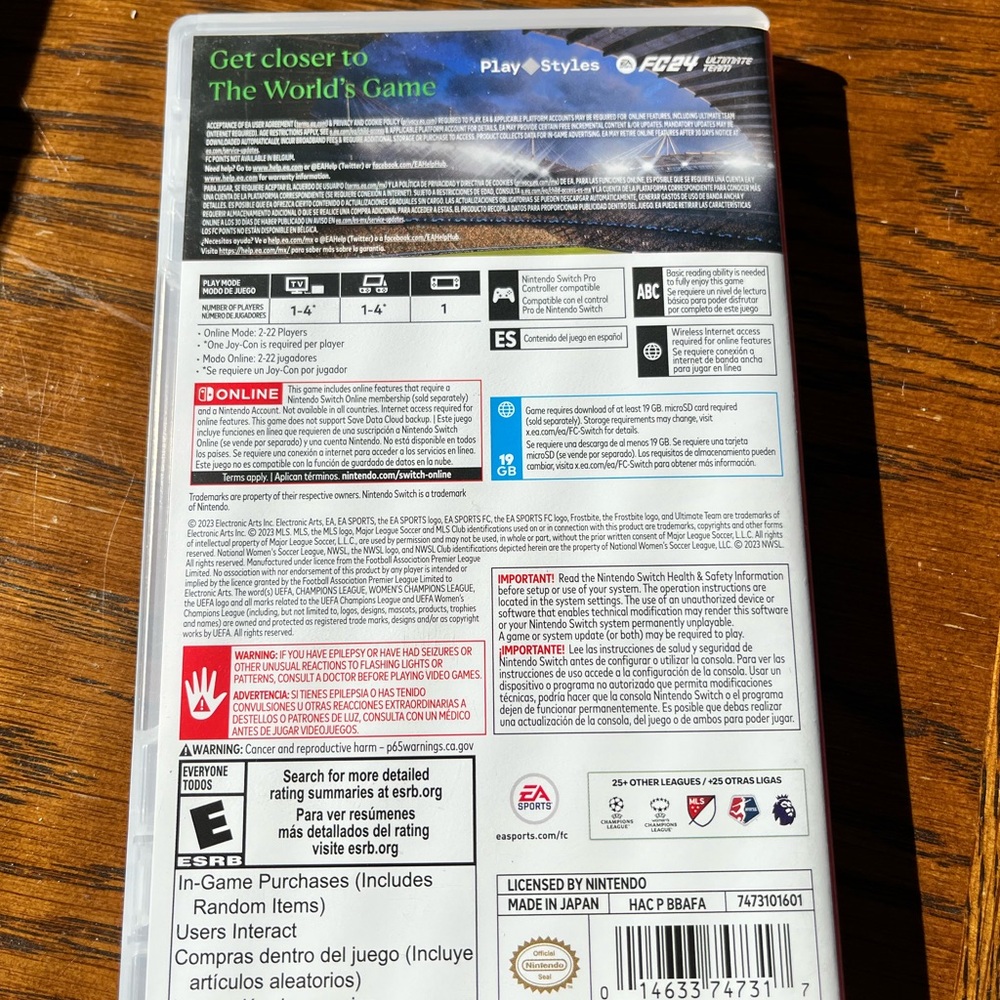 FC24 for Nintendo Switch - Picture 3 of 3